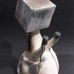 White Earthenware and Slip, Smoke-fired